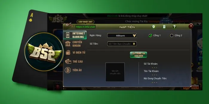 Nạp tiền B52 - chiến thuật cần nắm rõ để tránh nhầm lẫn Nạp tiền B52 - chiến thuật cần nắm rõ để tránh nhầm lẫn